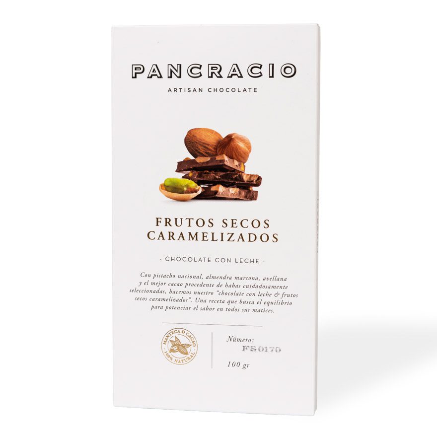 Pancracio – Tableta de frutos secos caramelizados